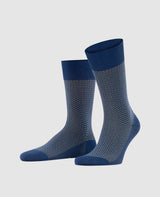 FALKE Uptown Tie Men's Socks - royal blue