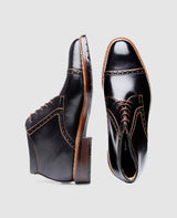 Luzern Quarter-Brogue SC - Black
