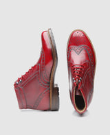 Janosh K Full-Brogue AG - Red