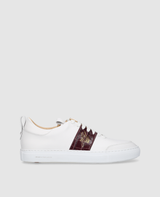 Turin Tennis Sneaker NP - White/Burgundy