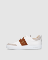 Turin Tennis Sneaker NP - White/Brown