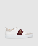 Turin Tennis Sneaker NP - White/Bordo