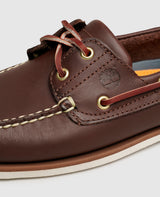 Men's 2 Eye Boat Shoe - Medium Brown