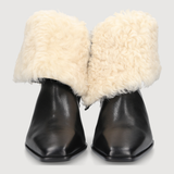 BETTINA WINTER ANKLE BOOT 50 - Black/Natural