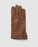 Deer Leather Gloves - Light Brown