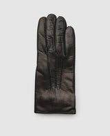 Gloves with decorative seam - Black
