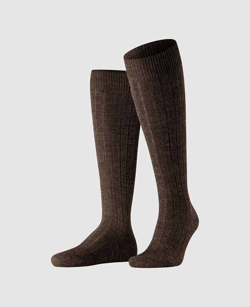 FALKE Carpet in Shoe Men's Knee-High Socks - dark brown