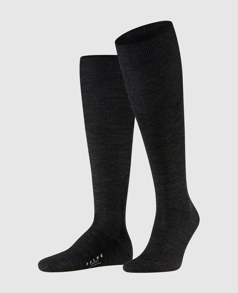 Falke "Airport" long - anthracite mel.