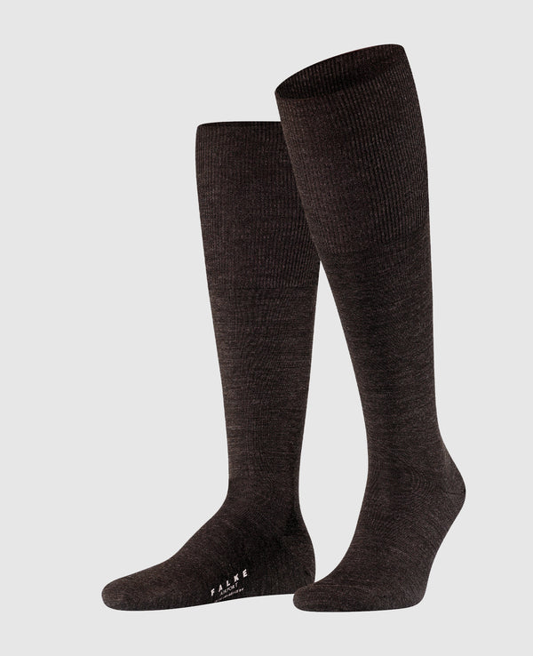 Falke "Airport" long - dark brown