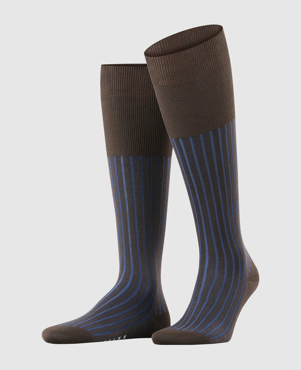 Falke "Shadow" long - brown indigo