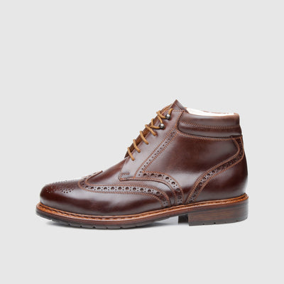 Brown men's boots