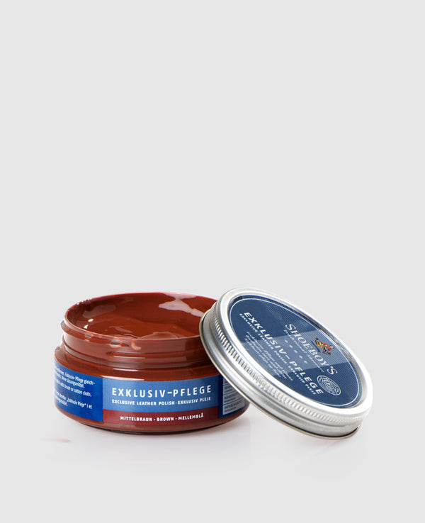 Beeswax Shoe Polish - Medium Brown