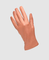 Fine Leather Gloves - Reddish Brown