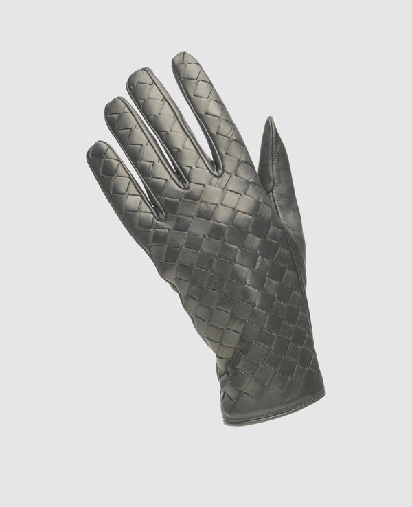 Gloves with quilting - Black