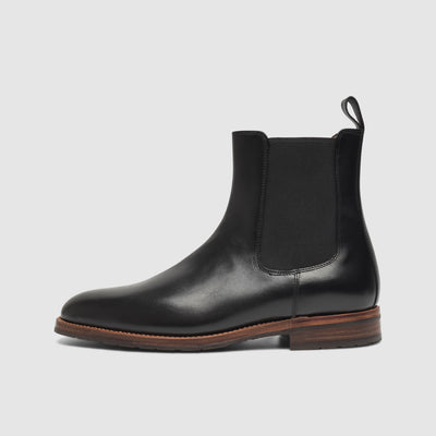 Leather ankle boots for men