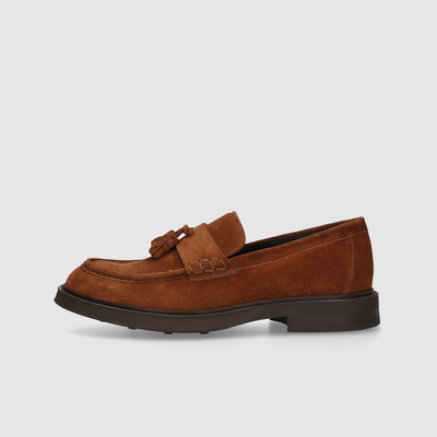 Leather slippers for men