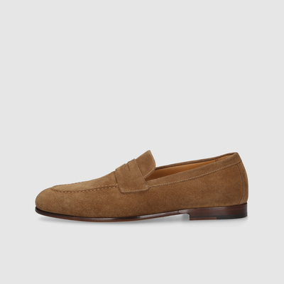 Leather slippers for men