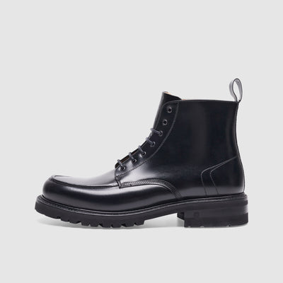 Black boots for men