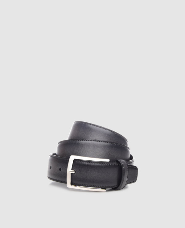 Patina men's belt in gray - gray