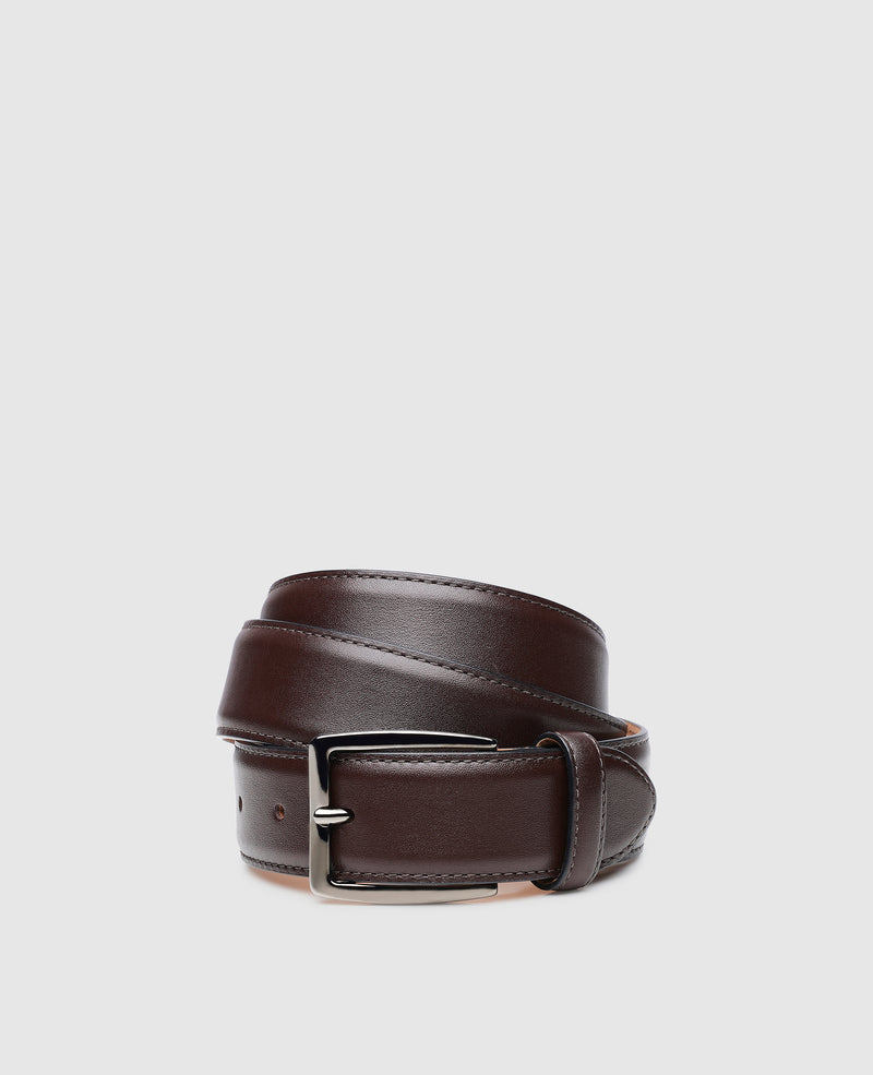 Men's belt in Coffee - Coffee