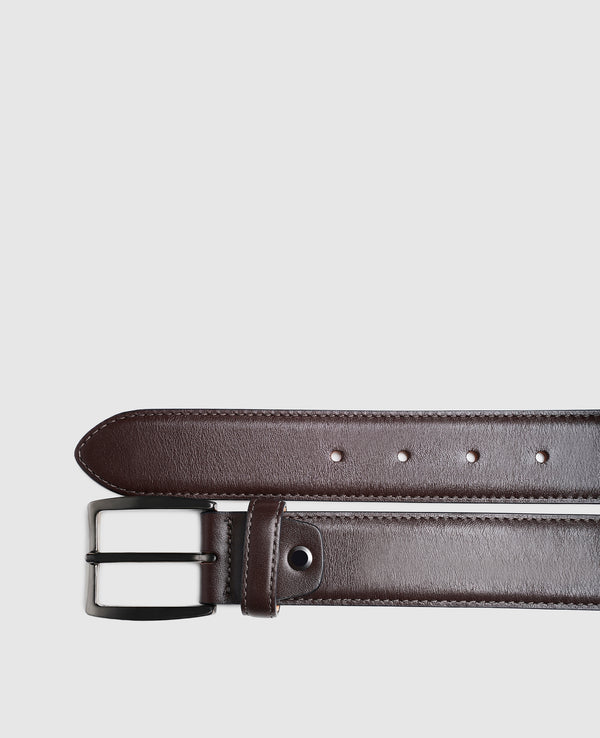Men's belt in Coffee - Coffee