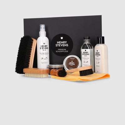 Shoe polishing set