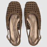 MARINA SLINGBACK - Golden Olive