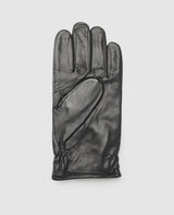Gloves with check pattern - Black